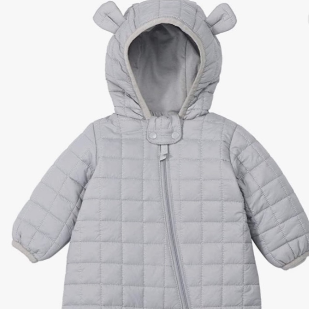 Baby Girl/Boy Snowsuit 3-6 Months Down Jacket Hooded Romper Jumpsuit Infant Ones